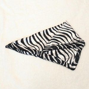 Psychadelic Zebra Print Square Scarf